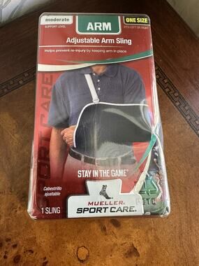 Mueller Arm Sling, Adjustable, Sport Care, Moderate, OSFM - Blue # 4601